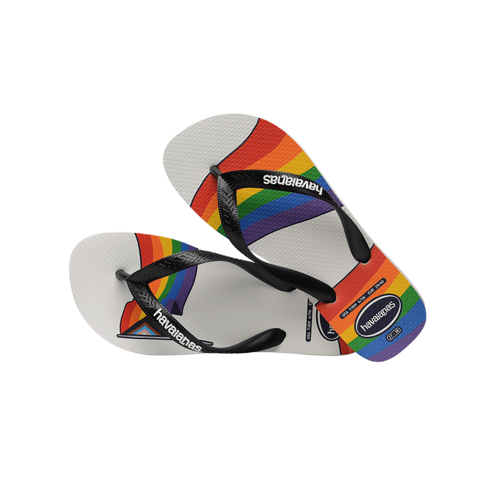 Top Pride Flip Flops 彩虹系列