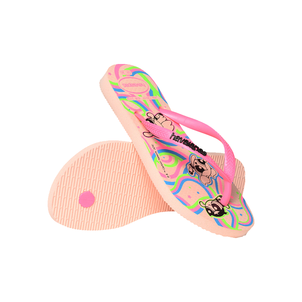 Kids Slim Powerpuff Girls拖鞋