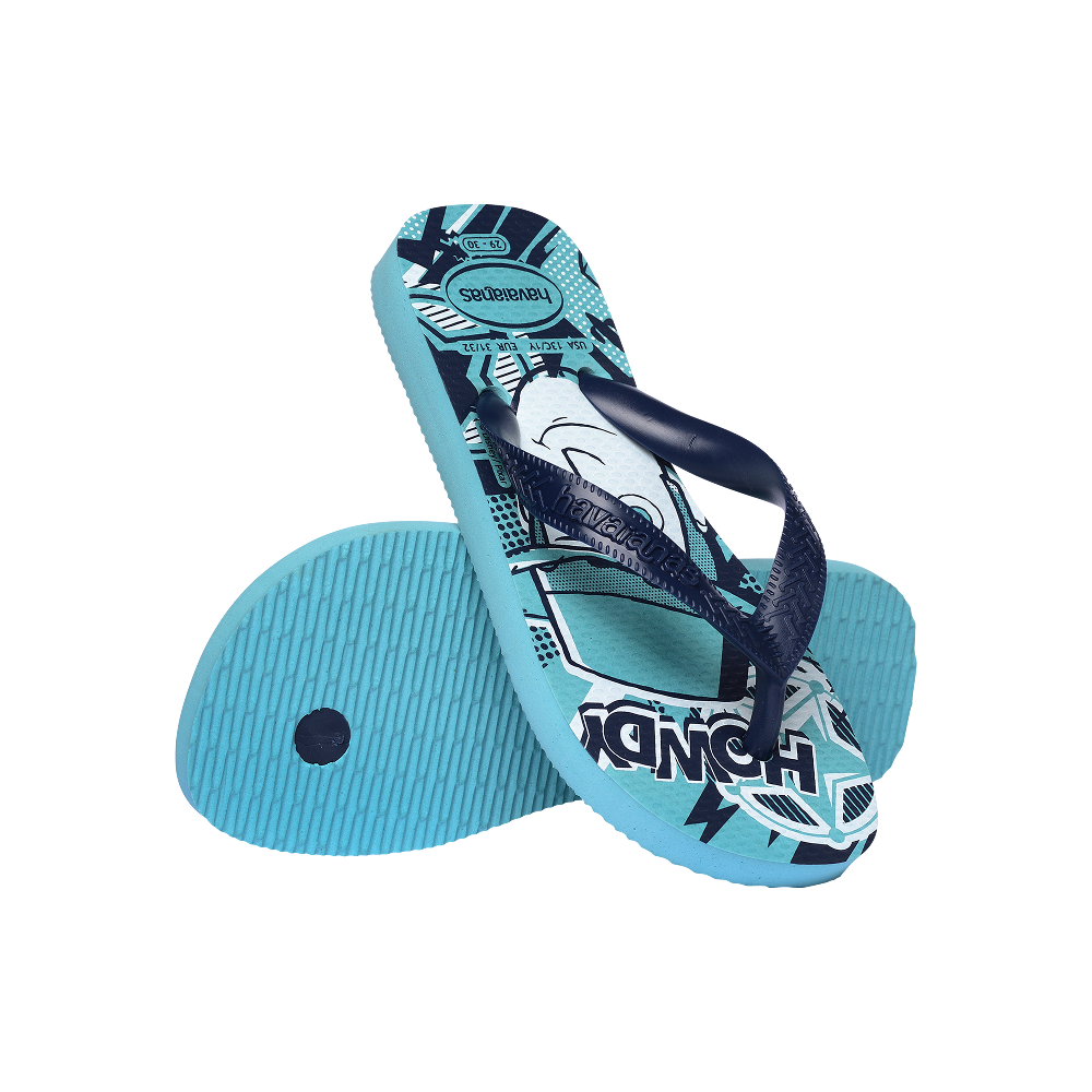 Havaianas Kids Disney Blue/Navy Blue Flip Flops Pair Shot