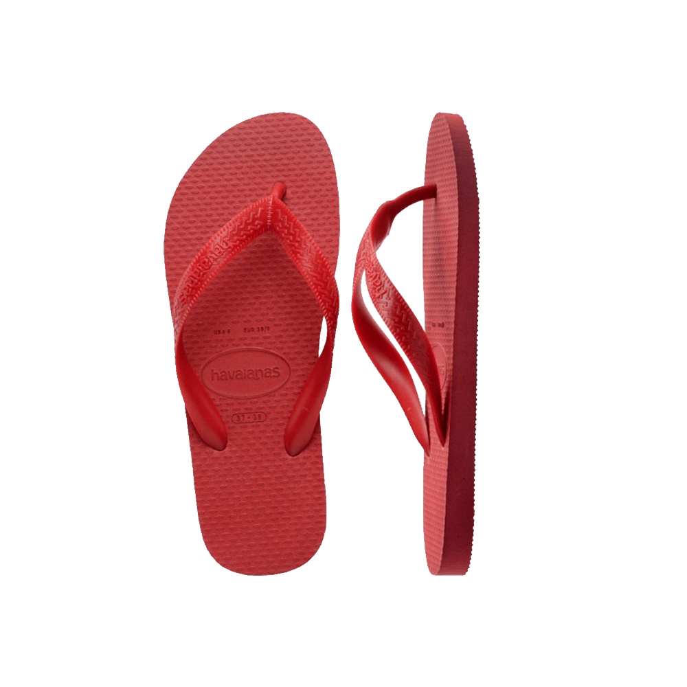 Havaianas Color Red Flip Flops Front View