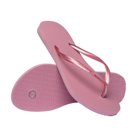 Havaianas Slim Rose Chiffom Flip Flops Pair Shot