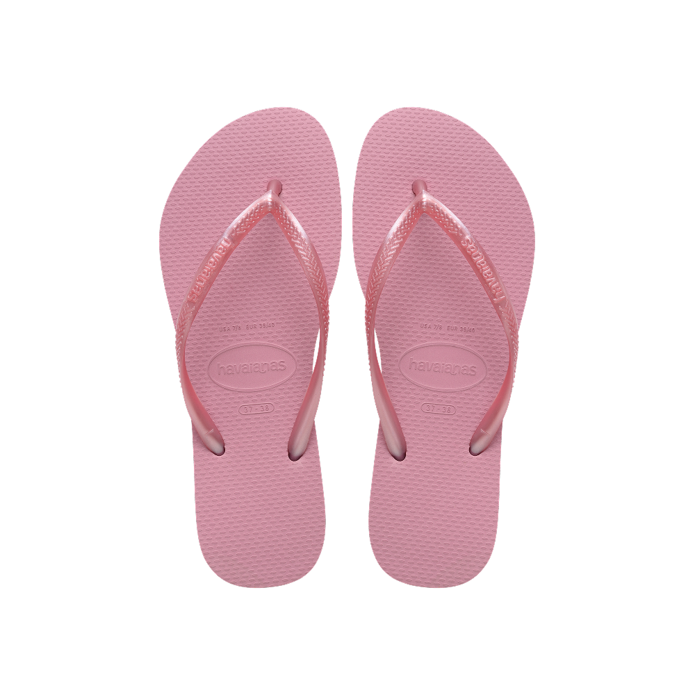 Havaianas Slim Rose Chiffom Flip Flops Front View