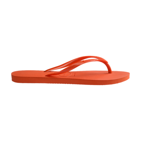 Havaianas Slim Sunset Orange Flip Flops Detail View