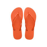 Havaianas Slim Sunset Orange Flip Flops Front View