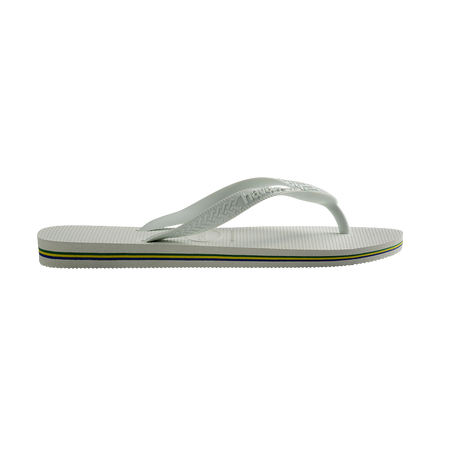 Havaianas Brasil Flip Flops White Flip Flops Detail View