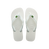 Havaianas Brasil Flip Flops White Flip Flops Front View