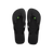 Havaianas Brasil Flip Flops Black Flip Flops Front View
