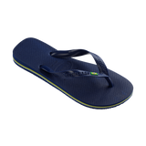 Havaianas Brasil Flip Flops Navy Blue Flip Flops Side View