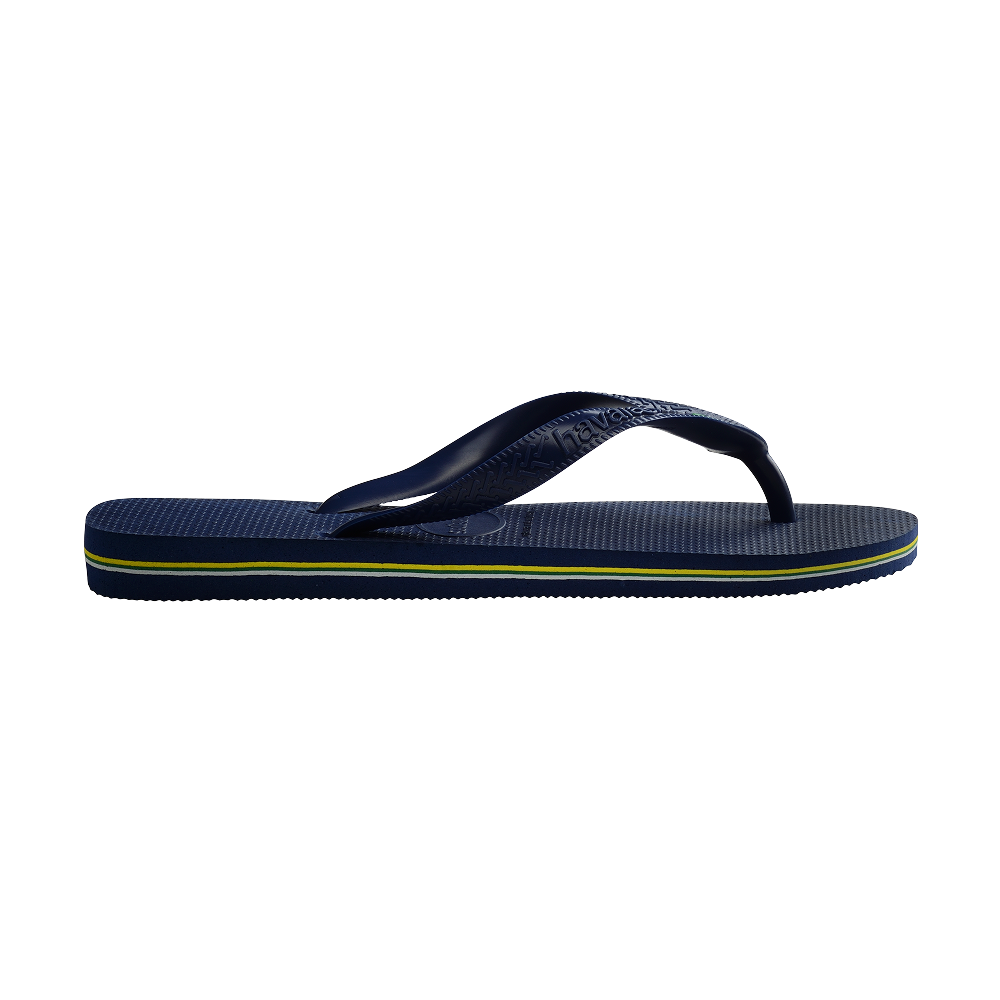Havaianas Brasil Flip Flops Navy Blue Flip Flops Detail View