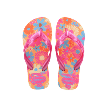 Kids Flores Flip Flops