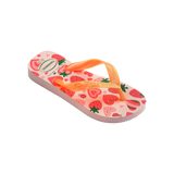 Havaianas Kids Flores Pink/Confete Flip Flops Side View
