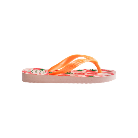 Havaianas Kids Flores Pink/Confete Flip Flops Detail View