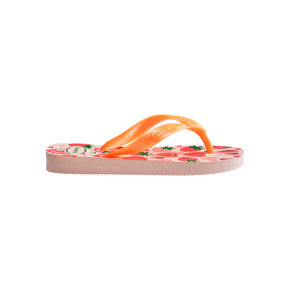 Havaianas Kids Flores Pink/Confete Flip Flops Detail View