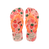 Havaianas Kids Flores Pink/Confete Flip Flops Front View