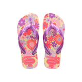 Kids Flores Flip Flops