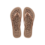 Havaianas Slim Animals Rose Gold/Rose Gold Flip Flops Front View