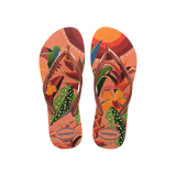 Slim Tropical Flip Flops