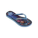 Havaianas Kids Slim Princess Azul/Azul Lavanda Flip Flops Side View