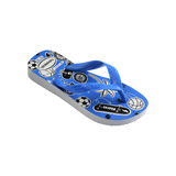Havaianas Kids Athletic White/Blue Flip Flops Side View