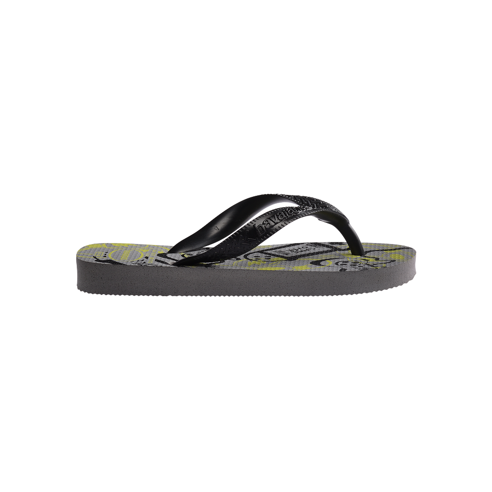 Havaianas Kids Athletic Grey Steel Flip Flops Detail View