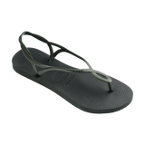 Havaianas Luna Green Olive Sandals Side View