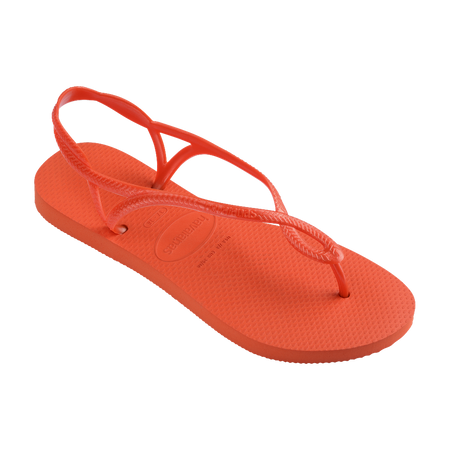 Havaianas Luna Sunset Orange Sandals Side View