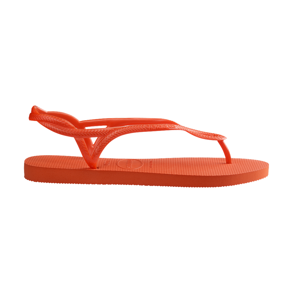 Havaianas Luna Sunset Orange Sandals Detail View