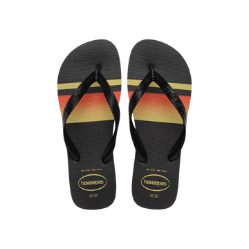 Havaianas Top Basic Black/Black/Black/Black Flip Flops Front View