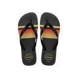 Havaianas Top Basic Black/Black/Black/Black Flip Flops Front View
