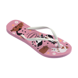 Havaianas Slim Pets Rose Chiffom Flip Flops Side View