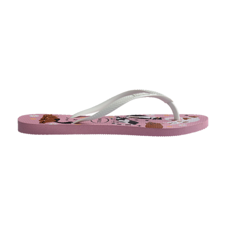 Havaianas Slim Pets Rose Chiffom Flip Flops Detail View