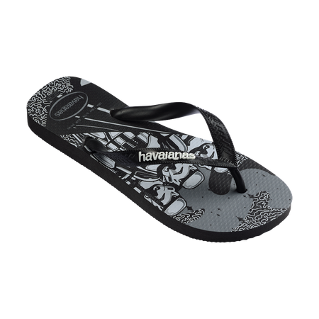 Havaianas Star Wars Flip Flops Black/Black/White Flip Flops Side View