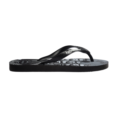 Havaianas Star Wars Flip Flops Black/Black/White Flip Flops Detail View