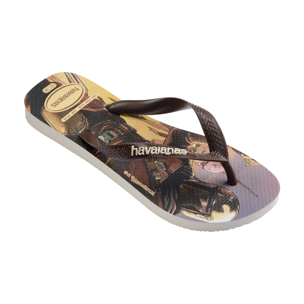 Havaianas Star Wars Flip Flops Beige/Beige Flip Flops Side View