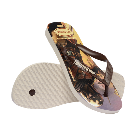 Havaianas Star Wars Flip Flops Beige/Beige Flip Flops Pair Shot