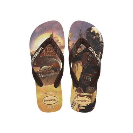 Havaianas Star Wars Flip Flops Beige/Beige Flip Flops Front View