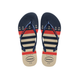 Slim Nautical Flip Flops