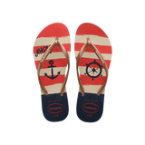 Slim Nautical Flip Flops
