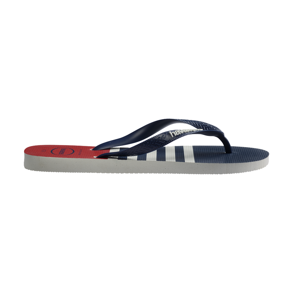Havaianas Top Nautical Wte/Navy/Red Apache Flip Flops Detail View