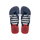 Wte/Navy/Red Apache