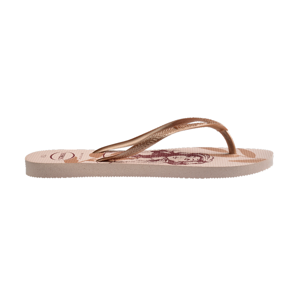 Havaianas Slim Disney Flip Flops Ballet Rose Flip Flops Detail View