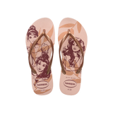 Havaianas Slim Disney Flip Flops Ballet Rose Flip Flops Front View