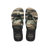 Havaianas Top Camu Flip Flops Black/Green Olive Flip Flops Front View