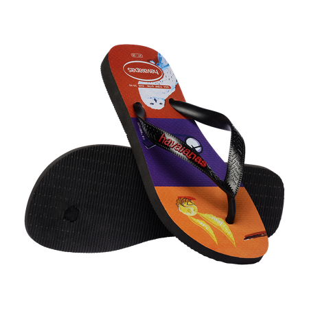 Havaianas Harry Potter Flip Flops Black/Black Flip Flops Pair Shot