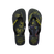 Havaianas Top Heróis Dc Black/Black/Black Flip Flops Front View
