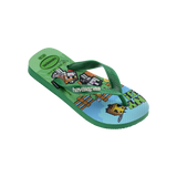Havaianas Kids Minecraft Green Flip Flops Side View
