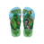 Havaianas Kids Minecraft Green Flip Flops Front View