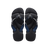 Havaianas Power 2.0 Black/Indigo Blue Flip Flops Front View