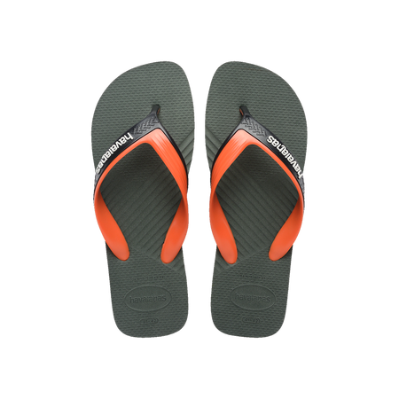 Havaianas Havaianas Dual Green Olive/Green Olive Flip Flops Front View