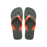 Havaianas Havaianas Dual Green Olive/Green Olive Flip Flops Front View
